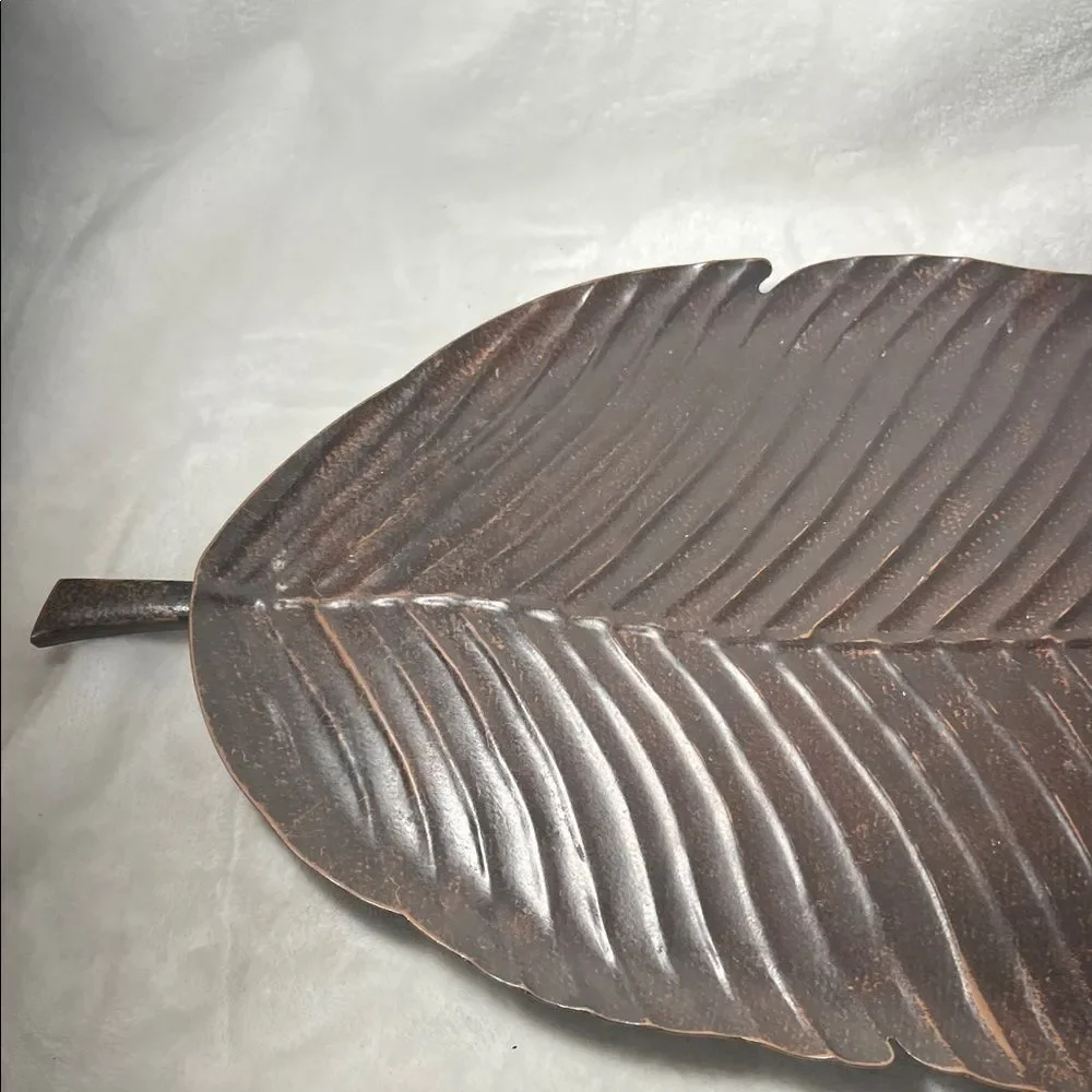 PartyLite Retired Island Escape Banana Leaf Tray